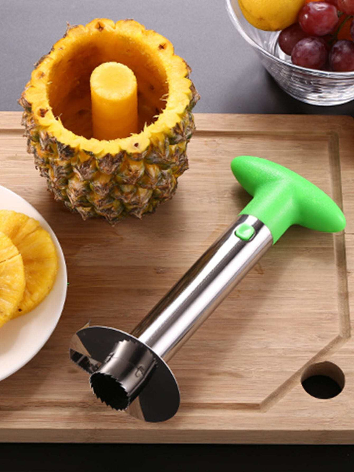 Stainless Steel Pineapple Corer & Slicer