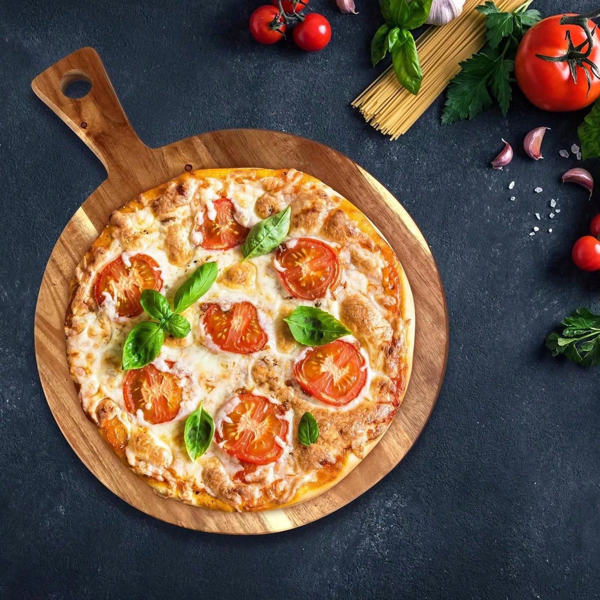 Large Wooden Pizza & Charcuterie Board