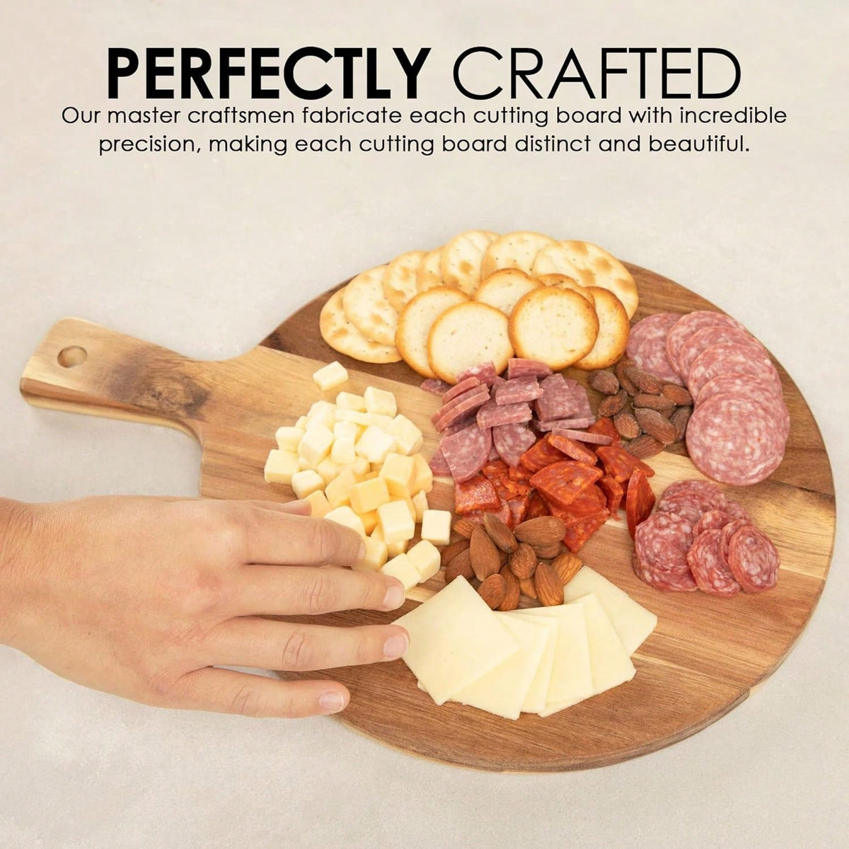 Large Wooden Pizza & Charcuterie Board